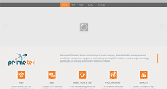 Desktop Screenshot of primetec.pt
