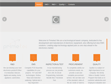 Tablet Screenshot of primetec.pt